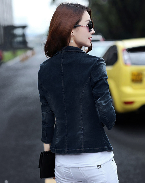ÁO KHOÁC JEAN NỮ CỔ VEST
